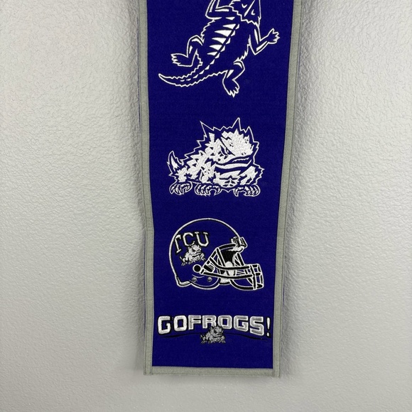 Texas Christian University Hanging Wool Pennant - Picture 3 of 8